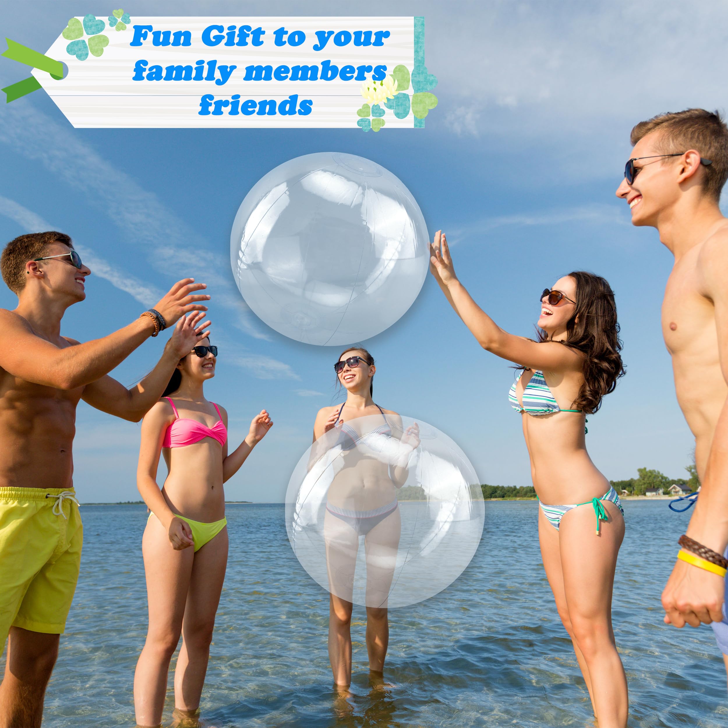 Amazon.co.jp: Octaday 14個パック 16インチ インフレータブルクリア